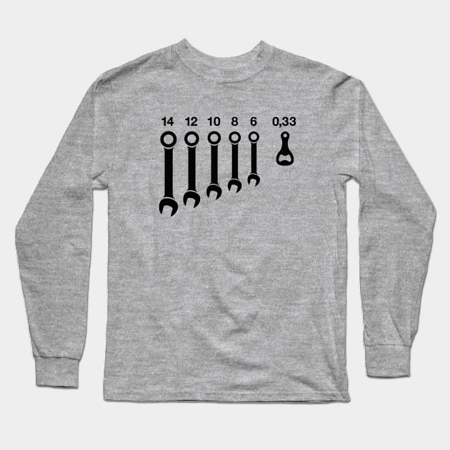 Wrench / wrenches beer bottle opener tools Long Sleeve T-Shirt by LaundryFactory